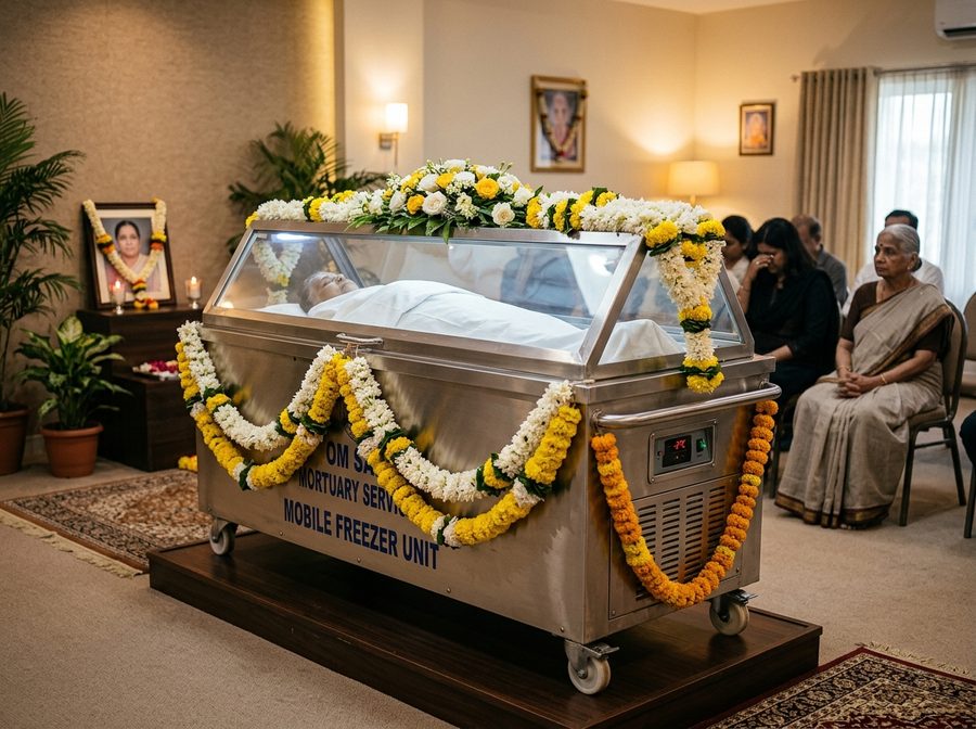 Dead Body Freezer Box on Hire Bangalore