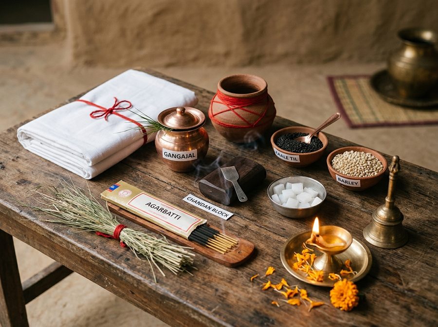 Authentic Vedic Funeral Samagri Kit Bangalore